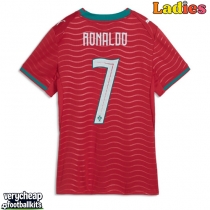 Portugal Cristiano Ronaldo #7 Replica Home Shirt Ladies World Cup 2026 Short Sleeve
